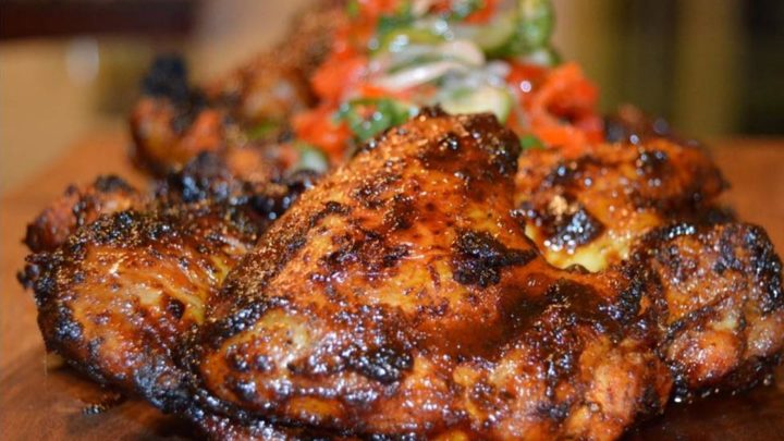 Creole La Red Curry Bbq Chicken Wings With Peppadew Pepper Salad Rondeno Culinary Designs
