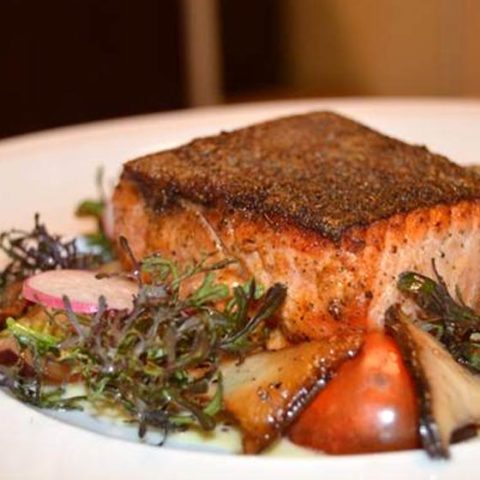 CREOLE LA – KING SALMON WITH A MUSTARD CREAM