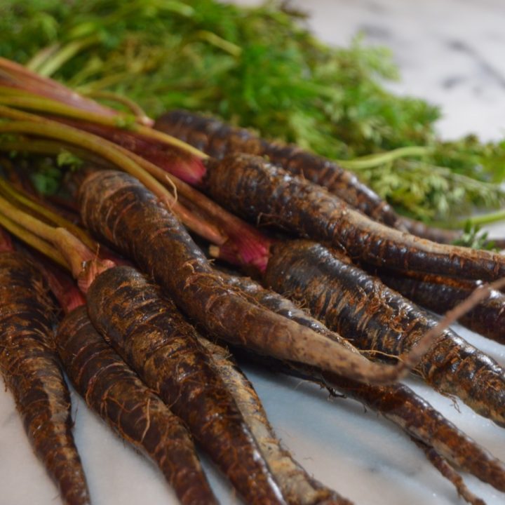 Cumin Roasted Carrots with Spiced Creme Fraiche